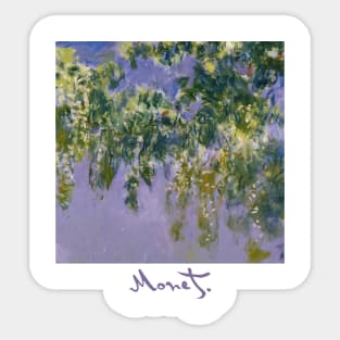 Wisteria by Claude Monet Sticker